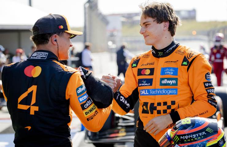 Lando Norris ed Oscar Piastri