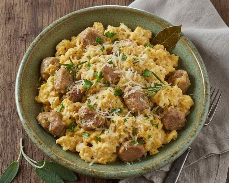 piatto tipico molisano agnello con uova