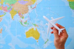 aeroplanino e mappa