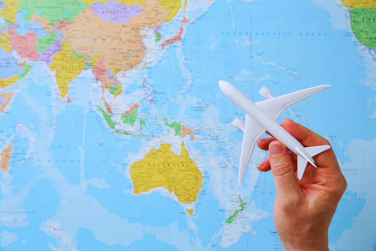 aeroplanino e mappa